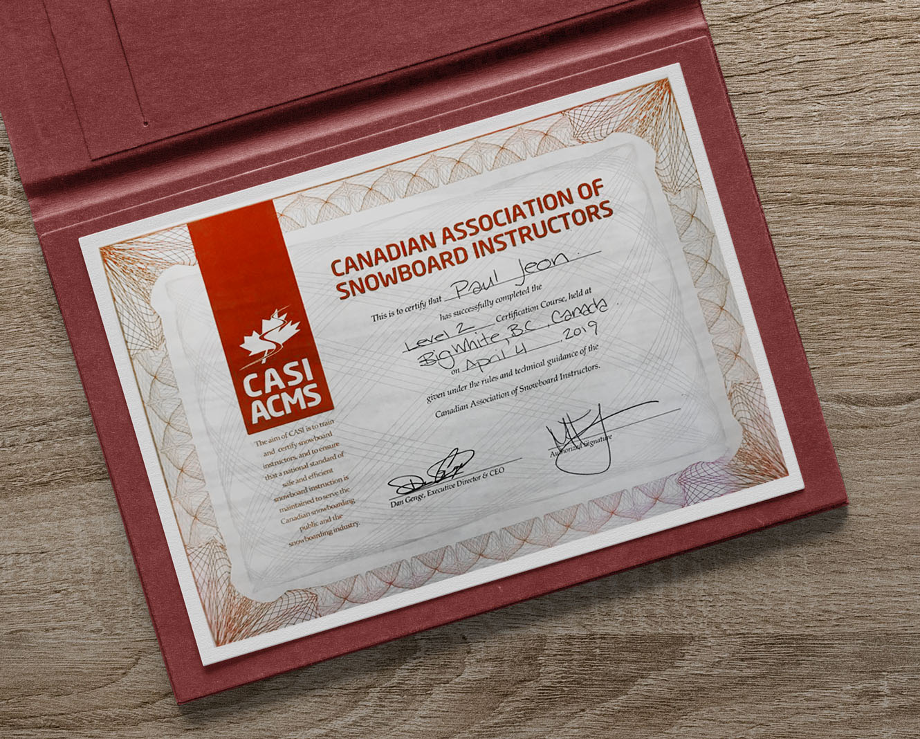 CASI證書